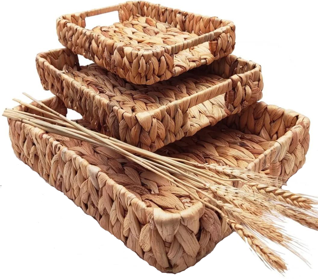 Item no.:TA2236    Rattan Plates 3pcs /SET