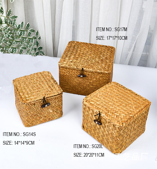 Item no.: SG141720  Sea Grass Storage Box Set