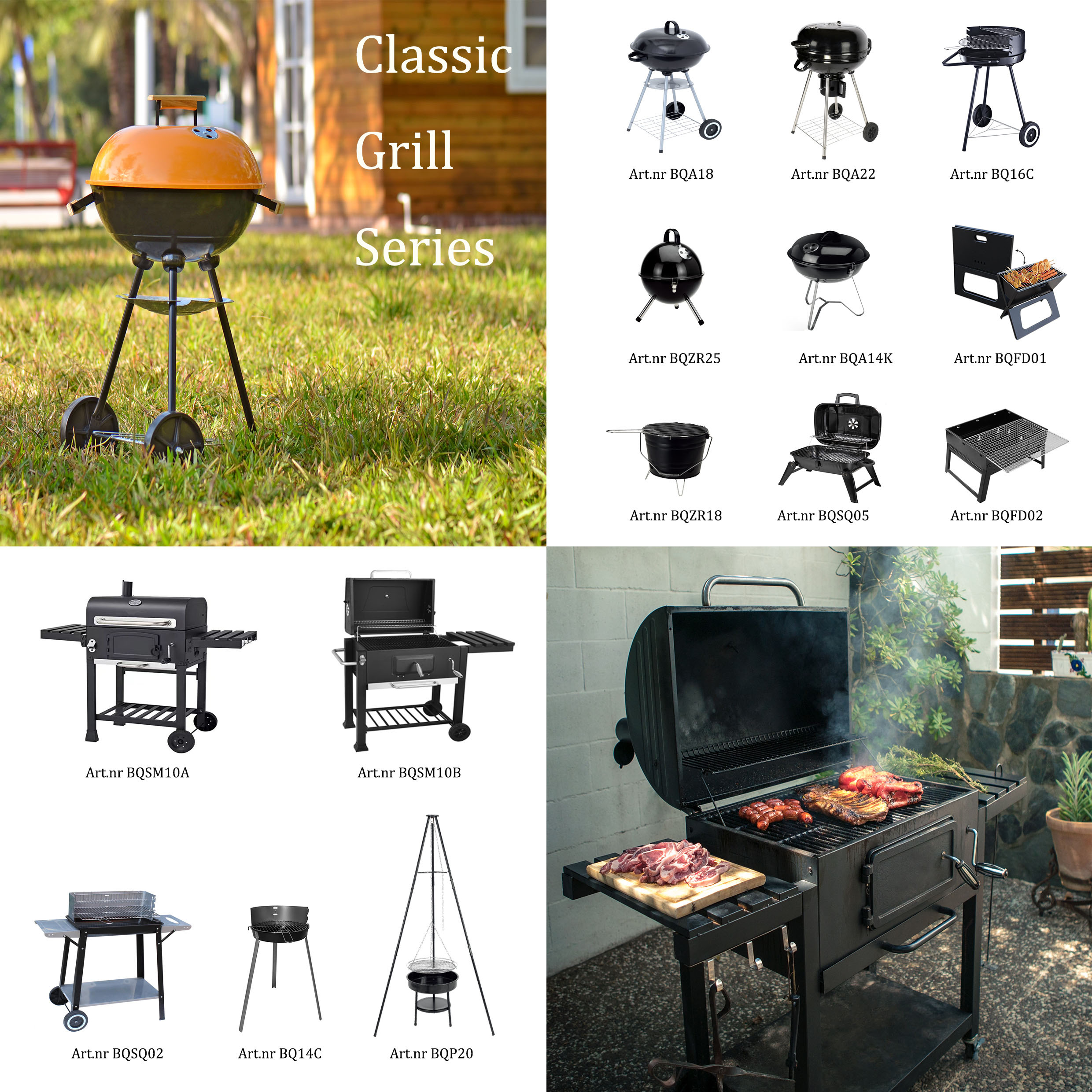 Charcoal bbq grill