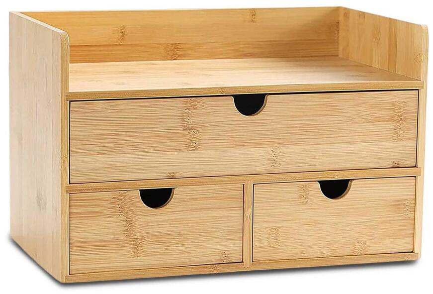 Item no.: BH3C  Bamboo Storage Organizer